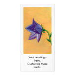 Violet balloon flower gouache painting pretty art