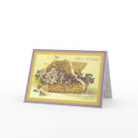 Violet Best Wishes Card