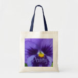 Violet Blue Pansy Bags
