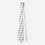 Violet flower sea turtle tie