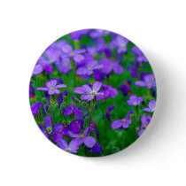 Violet Flowers Button