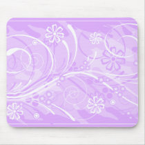 violet flowers mouse mats