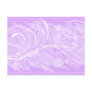violet flowers postcards