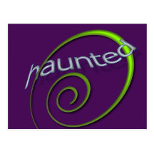 Violet Haunted Postcards