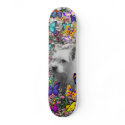Violet in Butterflies – White Westie skateboards