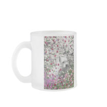 Violet in Flowers – White Westie Coffee Mugs