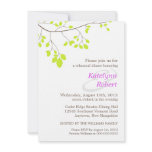 Violet Romance Rehearsal Dinner Invitations