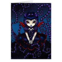 "Violet Sometimes" Greeting Card