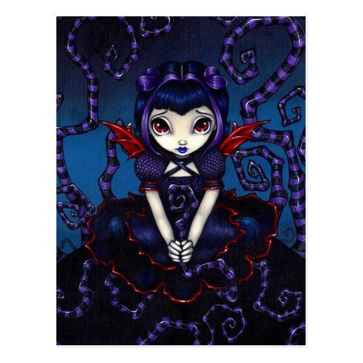 "Violet Sometimes" Postcard