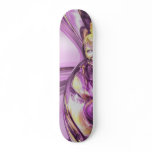 Violet Summer Abstract Skateboard V2