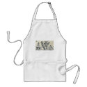 Violets and arrow arum by Tachibana,Yasukuni aprons