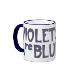 Violets Are Blue Mugs