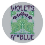 Violets Are Blue Sticker
