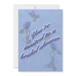 Violets Bridal Shower Invitation