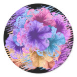Violets Gone Wild Round Sticker