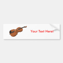 Violin: 3D Model: Bumper Stickers