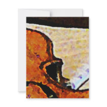 Violin and Bugle Invitations
