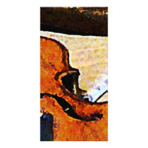 Violin and Bugle Custom Photo Card