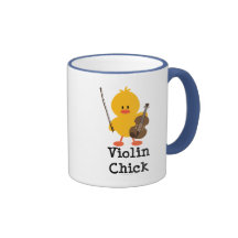 Violin Chick Mug