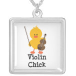 Violin Chick Necklace