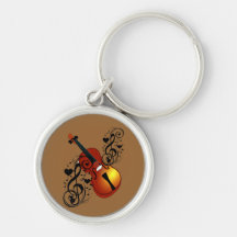 Violin,Lover at Heart_ Keychain