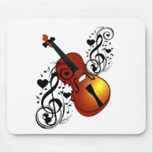 Violin,Lover at Heart_ Mouse Mat