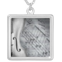 Violin Necklace