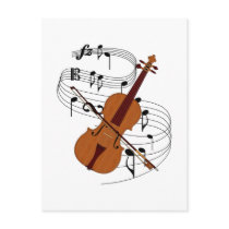 Violin Post Cards