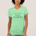 Violin Rock It T-shirt - Ladies