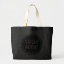 VIOLIN ROCKS CANVAS BAG