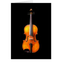 Violin/Viola Card by Leslie Harlow