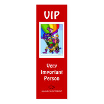 VIP Bookmark Business Card Templates