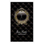 VIP Luxury Hair Dresser Dark business card