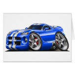 Viper GTS Blue/White Card