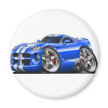 Viper GTS Blue/White Refrigerator Magnet