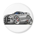 Viper GTS Grey/Blk Refrigerator Magnets