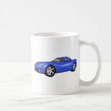 Viper Hard-Top Muscle Car: Blue Finish Coffee Mugs