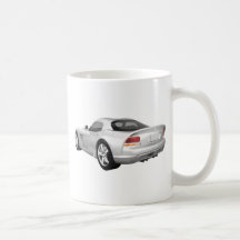Viper Hard-Top Muscle Car: White Finish Mug