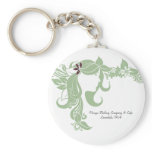 Virago Green Lady Logo keychains