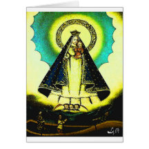 VIRGEN DE LA CARIDAD GREETING CARD
