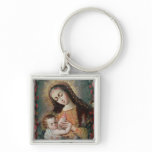 Virgin and Child 2 Key Chain
