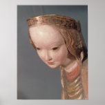 Virgin and Child, detail of the head of the posters