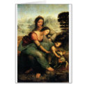 Virgin and Child with St Anne cards
