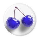 Virgin Cherry Twin Cherries On Stem magnets