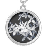 Virgin Flowers, round necklace