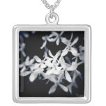 Virgin Flowers, square necklace