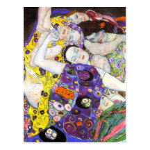 Virgin, Gustav Klimt Post Card