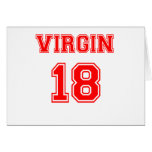 Virgin Letter Football Jersey #18 cards