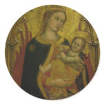 Virgin Mary and Baby Jesus Sticker
