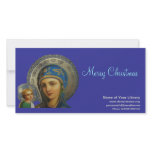 Virgin Mary and Child Jesus Photo Card Template